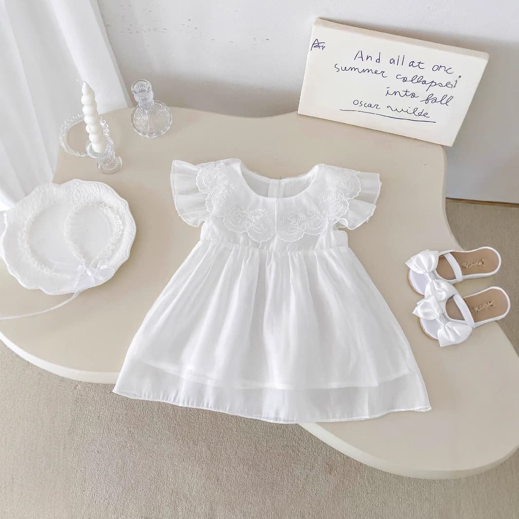 Baby Girls Summer Dress Princess Dress Birthday Outfit Infant Sleeveless Dress For Little Girls