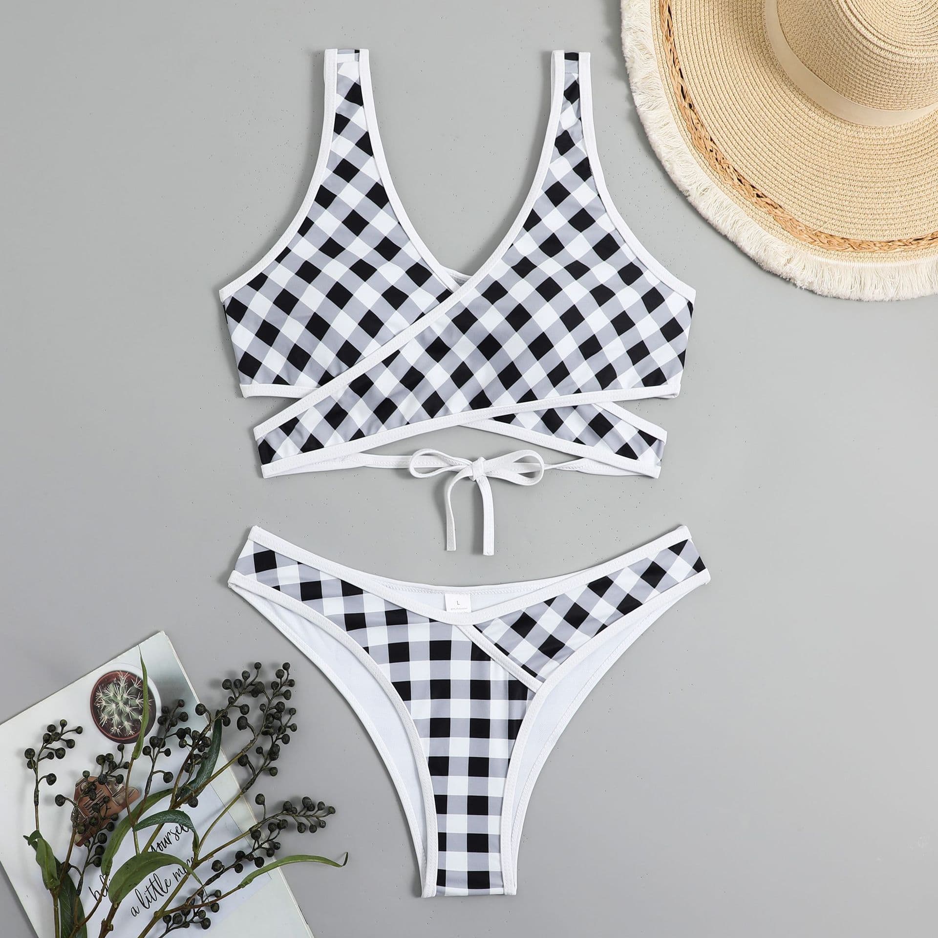 Hot Spring Mesh Swimsuit, High